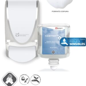 CAJA 6 CARTUCHOS 1L CLEAR FOAM PURE - CÓDIGO: CK0036